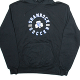 CHAMPION Shamrock Soccer Mens Black Hoodie USA M