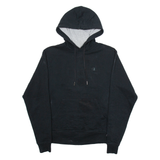 CHAMPION Mens Black Hoodie S