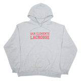 CHAMPION San Clemente Lacrosse Mens Grey Hoodie USA XL