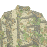 SASQUATCH Realtree Mens Sweatshirt Green Roll Neck M