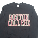 CHAMPION Boston College Mens Sweatshirt Black USA S