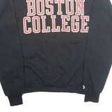 CHAMPION Boston College Mens Sweatshirt Black USA S