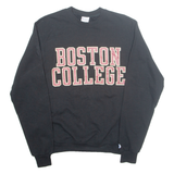 CHAMPION Boston College Mens Sweatshirt Black USA S