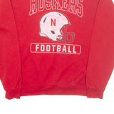 Huskers Football Mens Sweatshirt Red USA M