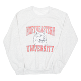 Northeastern University Womens Sweatshirt Grey USA S