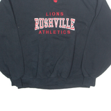 JERZEES Lions Rushville Athletic Mens Sweatshirt Black USA L