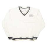 PRO CELEBRITY Penn Athletics Mens Sweatshirt Cream V-Neck USA XL