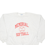 DISCUS ATHLETIC Memorial Softball Mens Sweatshirt Grey 2XL