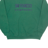 HANES ACTIVEWEAR San Francisco Symphony Mens Sweatshirt Green Collared USA XL