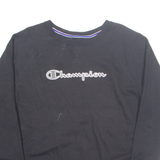 CHAMPION Mens Sweatshirt Black L