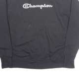 CHAMPION Mens Sweatshirt Black L