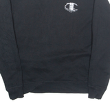 CHAMPION Mens Sweatshirt Black L