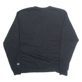 CHAMPION Mens Sweatshirt Black L