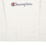 CHAMPION Womens Sweatshirt Cream M