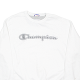 CHAMPION Mens Sweatshirt White L