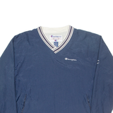 CHAMPION Training Mens Sweatshirt Blue V-Neck XL