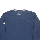 CHAMPION Training Mens Sweatshirt Blue V-Neck XL
