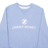 CHAMPION Zimmer Biomet Mens Sweatshirt Blue USA M