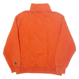 NAUTICA Mens Sweatshirt Orange 1/4 Zip M