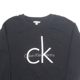 CALVIN KLEIN JEANS Womens Sweatshirt Black M