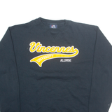 J. AMERICA Vincennes University Mens Sweatshirt Black USA XL