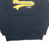 J. AMERICA Vincennes University Mens Sweatshirt Black USA XL