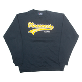 J. AMERICA Vincennes University Mens Sweatshirt Black USA XL