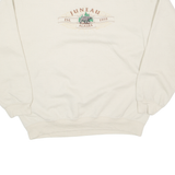 GILDAN Alaska Womens Sweatshirt Cream USA M