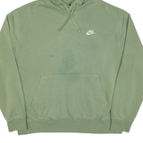 NIKE Mens Green Hoodie L