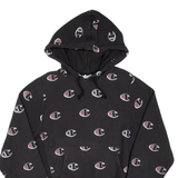CHAMPION REVERSE WEAVE Mens Black Hoodie S