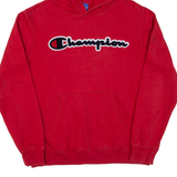 CHAMPION Boys Red Hoodie 15-16Y