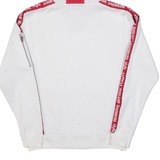 ALPHA INDUSTRIES Mens White Hoodie XS