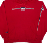 JANSPORT Bear Trap Ranch Colorado Mens Red Hoodie USA L