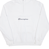 CHAMPION Mens White Hoodie M