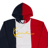 KARL KANI Oversized Mens Red Hoodie M