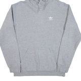 ADIDAS Mens Grey Hoodie M