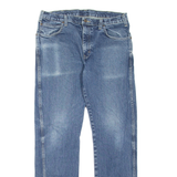 DICKIES Workwear Mens Jeans Blue Regular Straight Stone Wash W34 L32