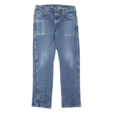 DICKIES Workwear Mens Jeans Blue Regular Straight Stone Wash W34 L32
