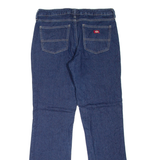DICKIES Blanket Lined Workwear Womens Jeans Blue Regular Bootcut W30 L31
