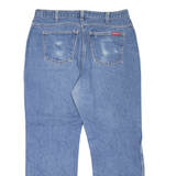 DICKIES Workwear Mens Jeans Blue Regular Straight Stone Wash W35 L30