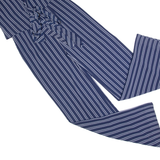 MICHAEL KORS Womens Jumpsuit Blue Striped Wide-Leg XS