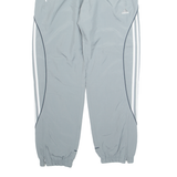 ADIDAS Mesh Lined Mens Track Pants Green Tapered S W28 L31
