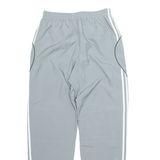 ADIDAS Mesh Lined Mens Track Pants Green Tapered S W28 L31