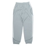 ADIDAS Mesh Lined Mens Track Pants Green Tapered S W28 L31
