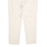 MDC Mesh Lined Mens Track Pants Cream Tapered M W28 L28