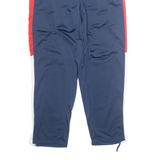 Mens Track Pants Blue Tapered L W31 L30