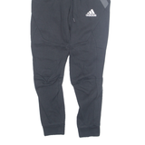 ADIDAS Mens Joggers Black Tapered XS W24 L27