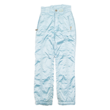 EMMEGI SHELL Lined Womens Snow Pants Blue 90s Tapered S W28 L29