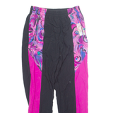 RODEO Womens Track Pants Black 90s Tapered S W28 L29