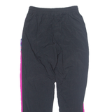 RODEO Womens Track Pants Black 90s Tapered S W28 L29